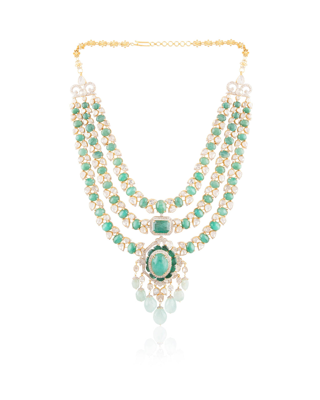 Mishka Bridal Polki And Diamond Set