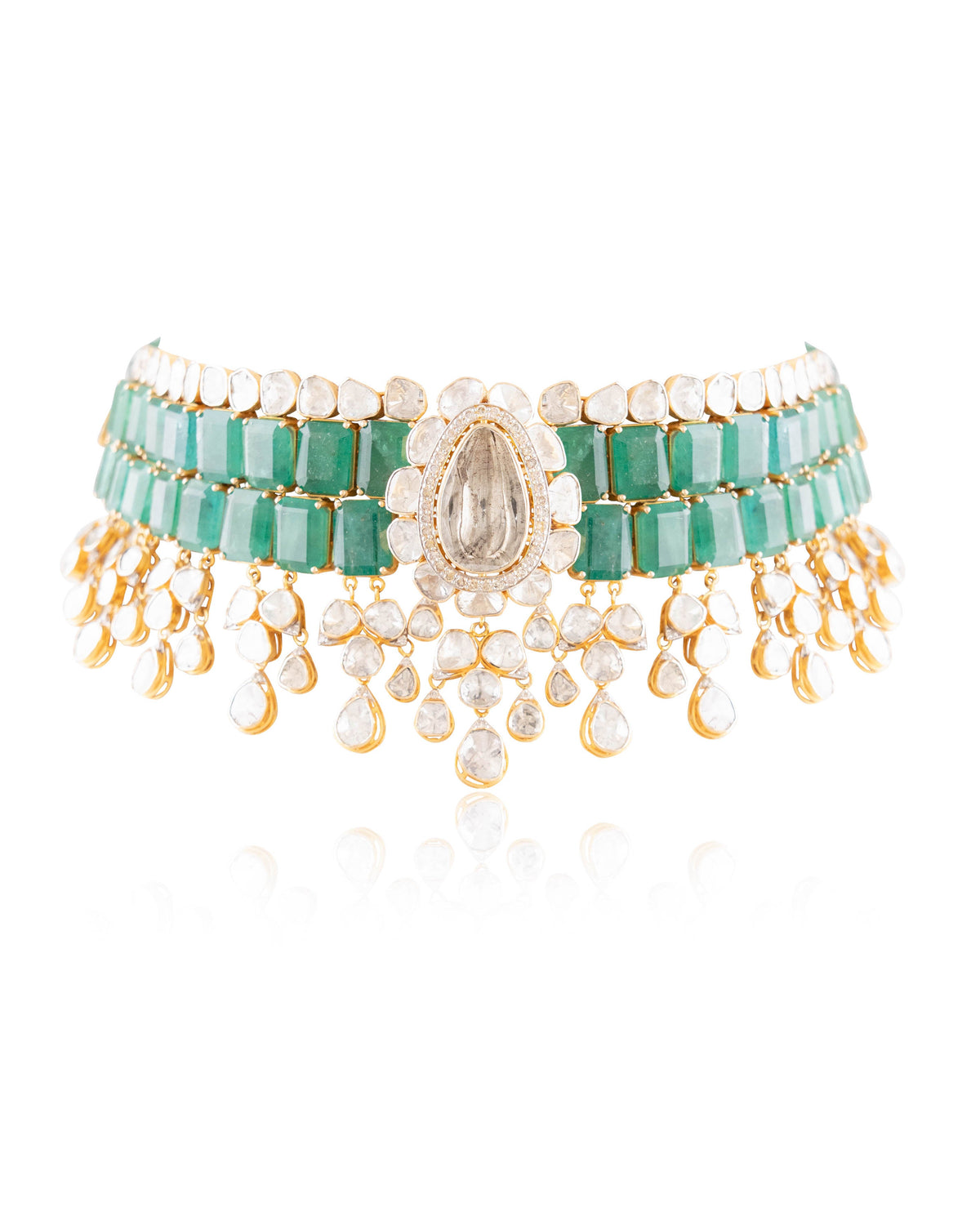 Mishka Bridal Polki And Diamond Set