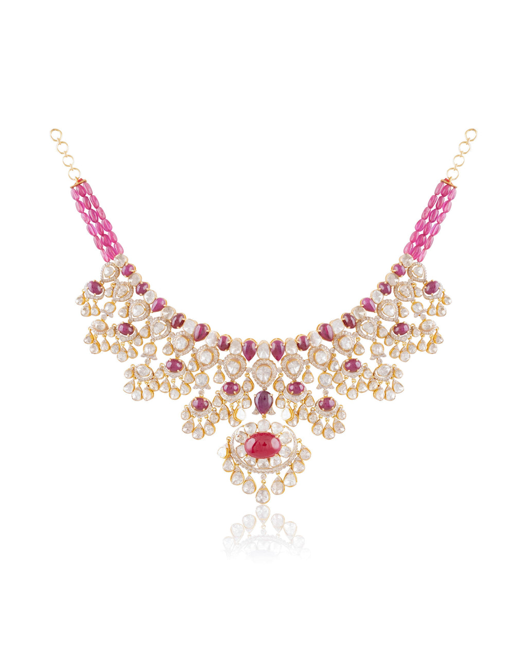 Tina Bridal Polki And Diamond Set