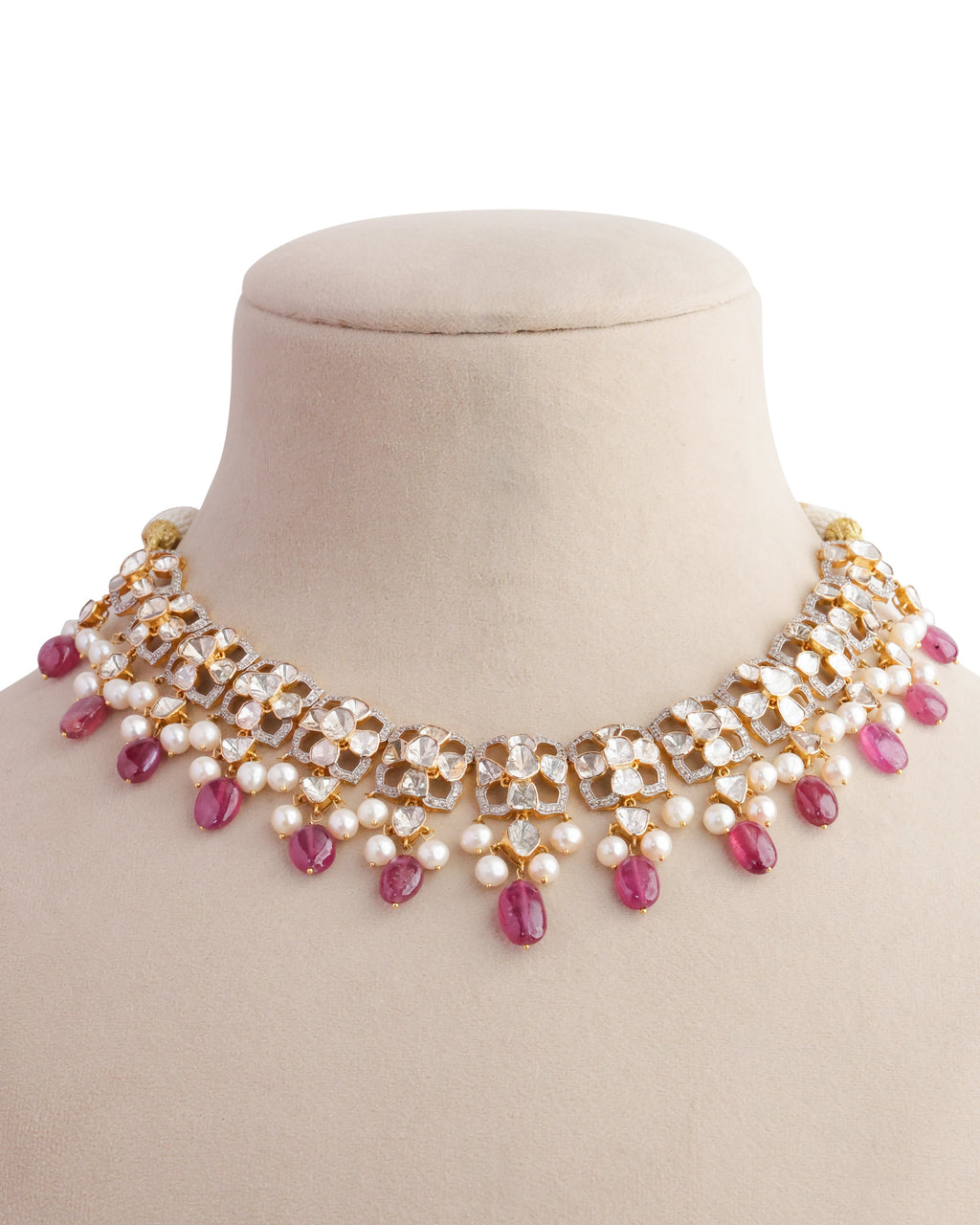 Kira Polki And Diamond Necklace