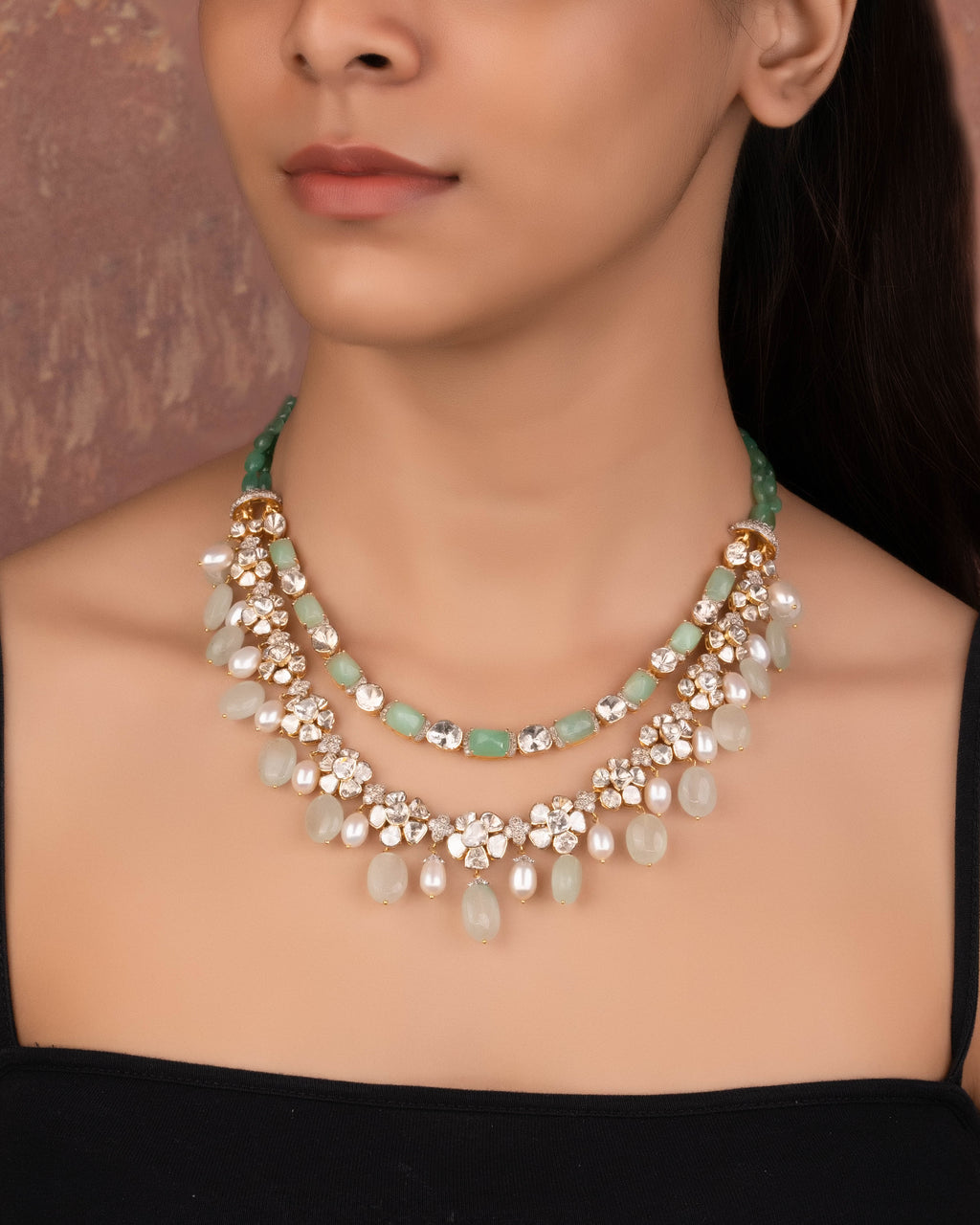 Ayelith Polki And Diamond Necklace