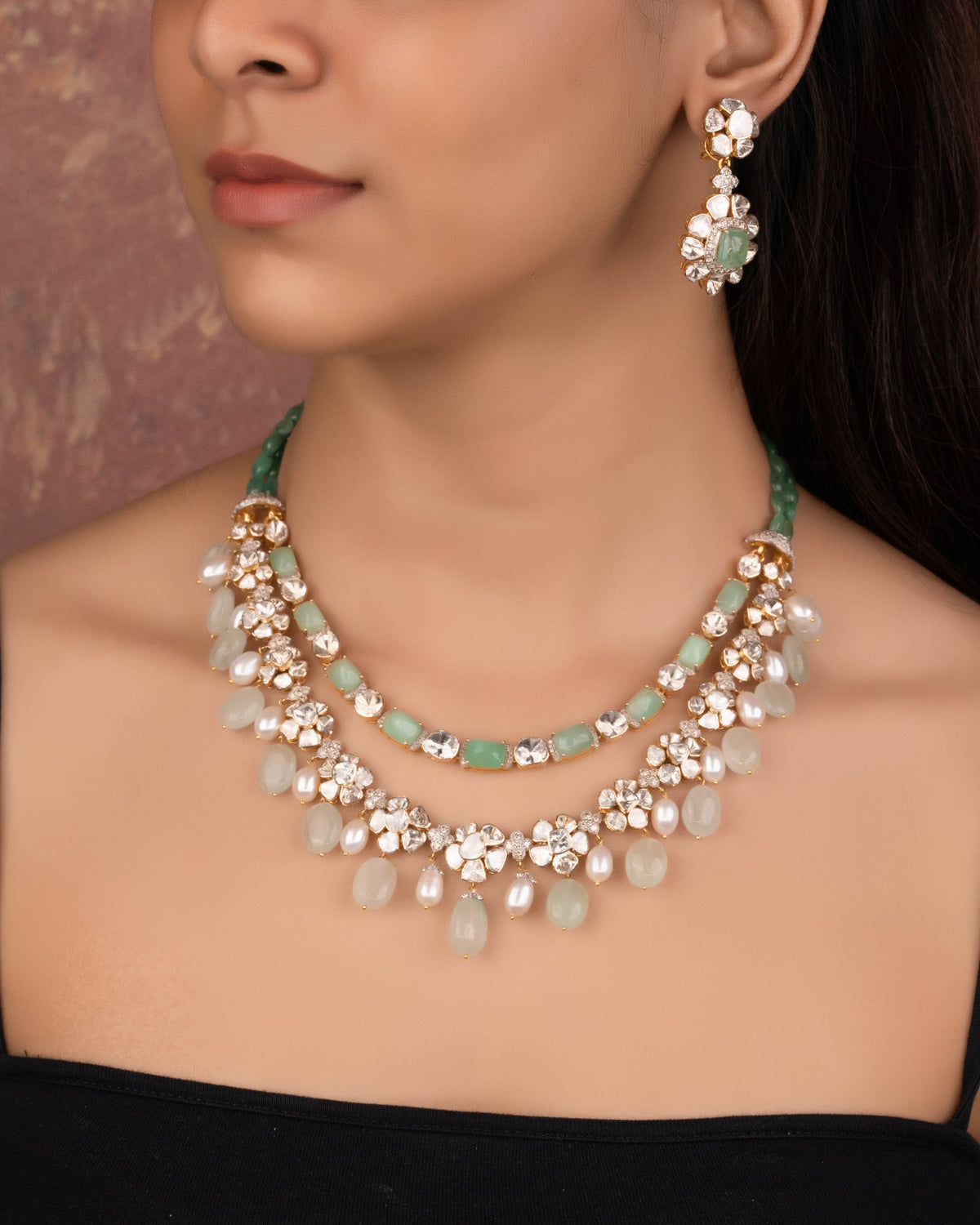 Ayelith Polki And Diamond Necklace