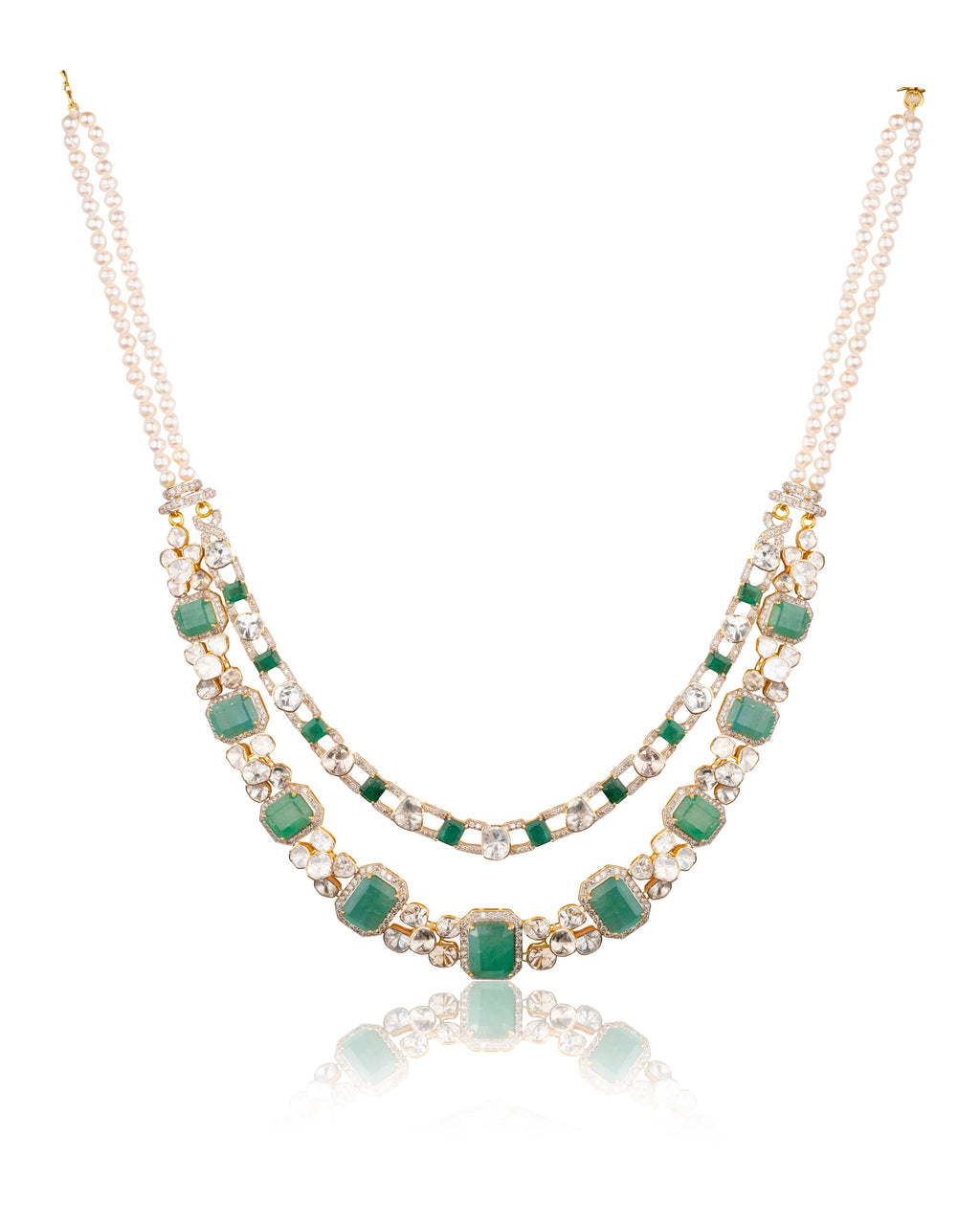 Masira Polki And Diamond Necklace