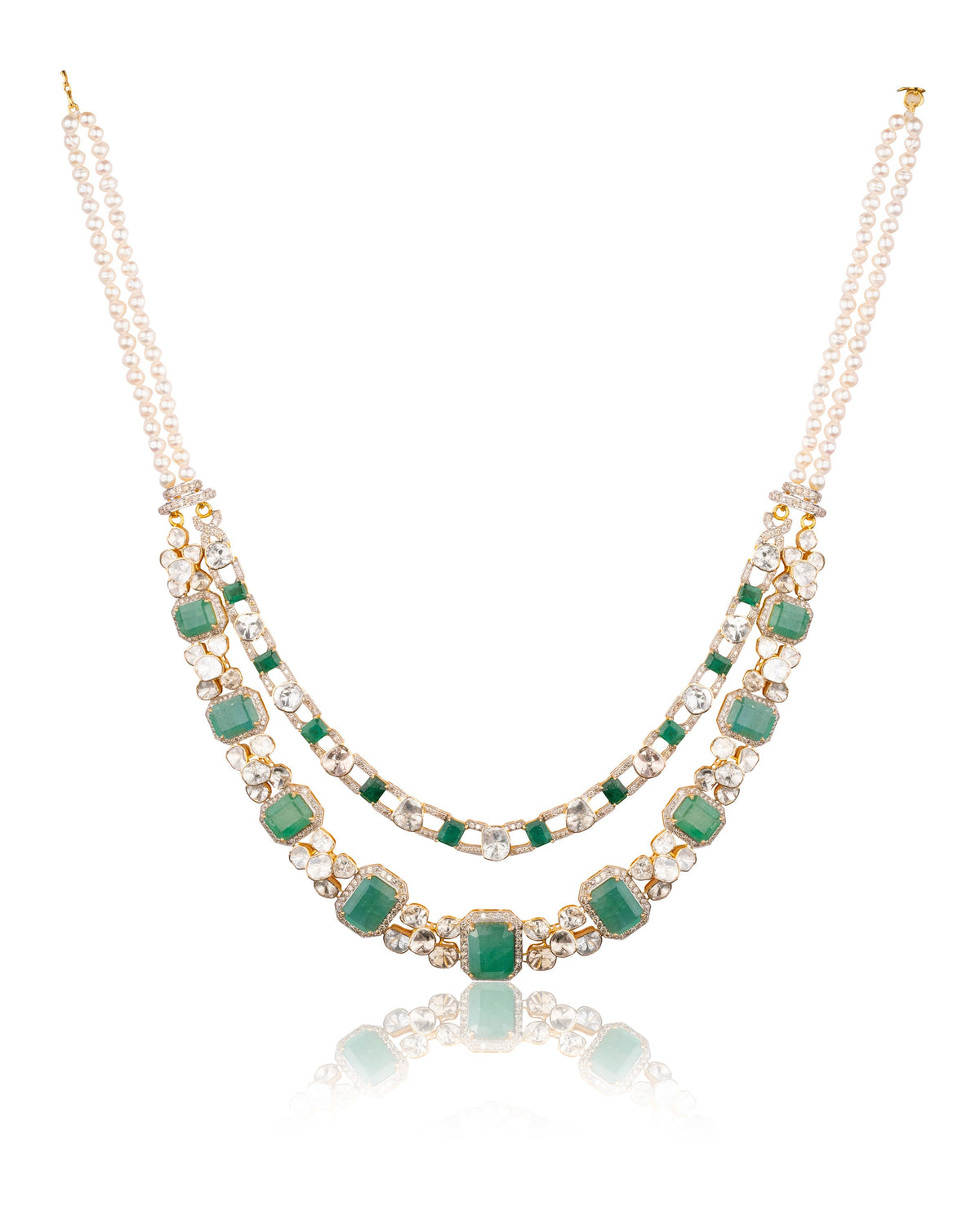Masira Polki And Diamond Necklace