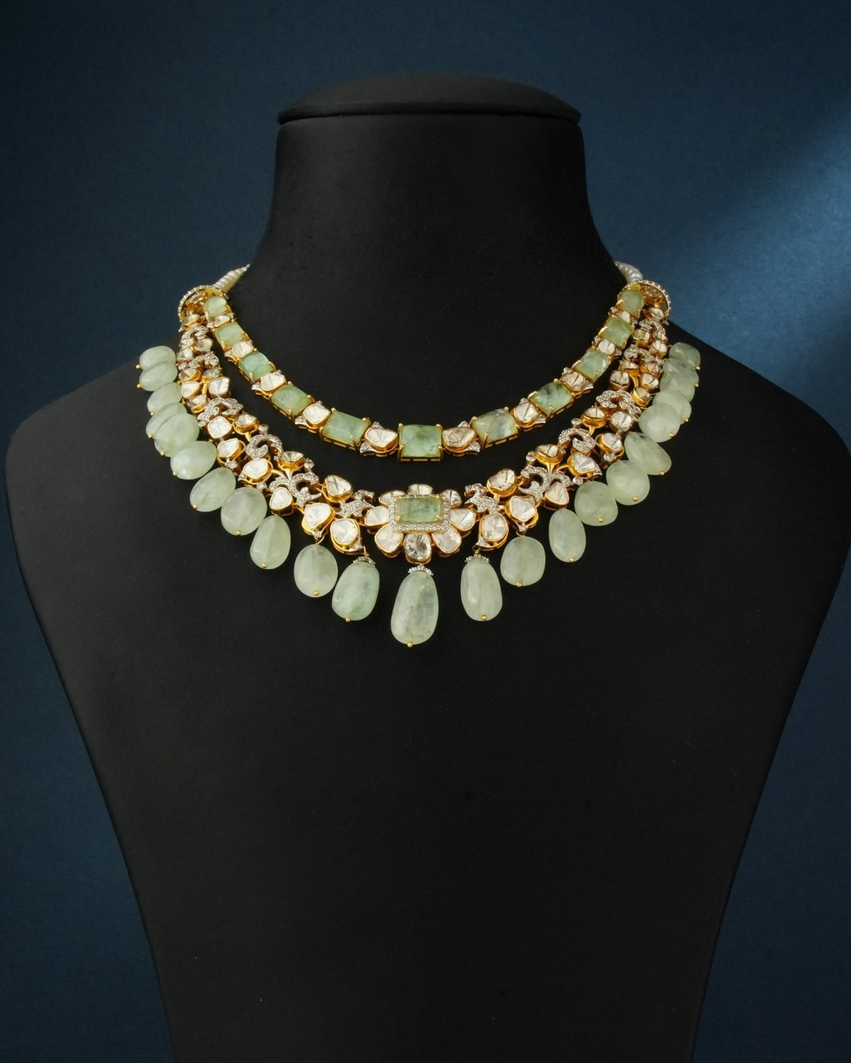 Amaris Polki And Diamond Necklace