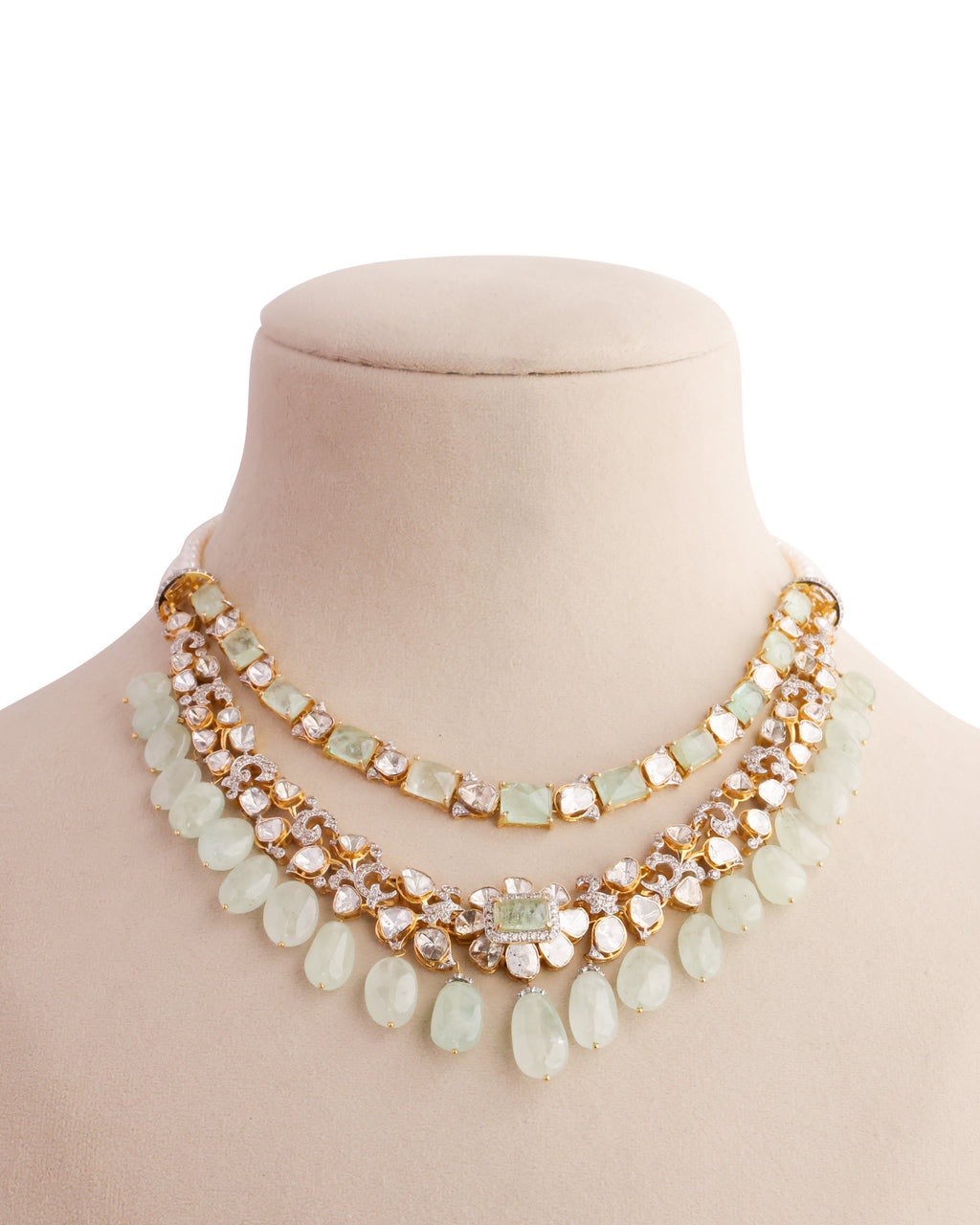 Amaris Polki And Diamond Necklace