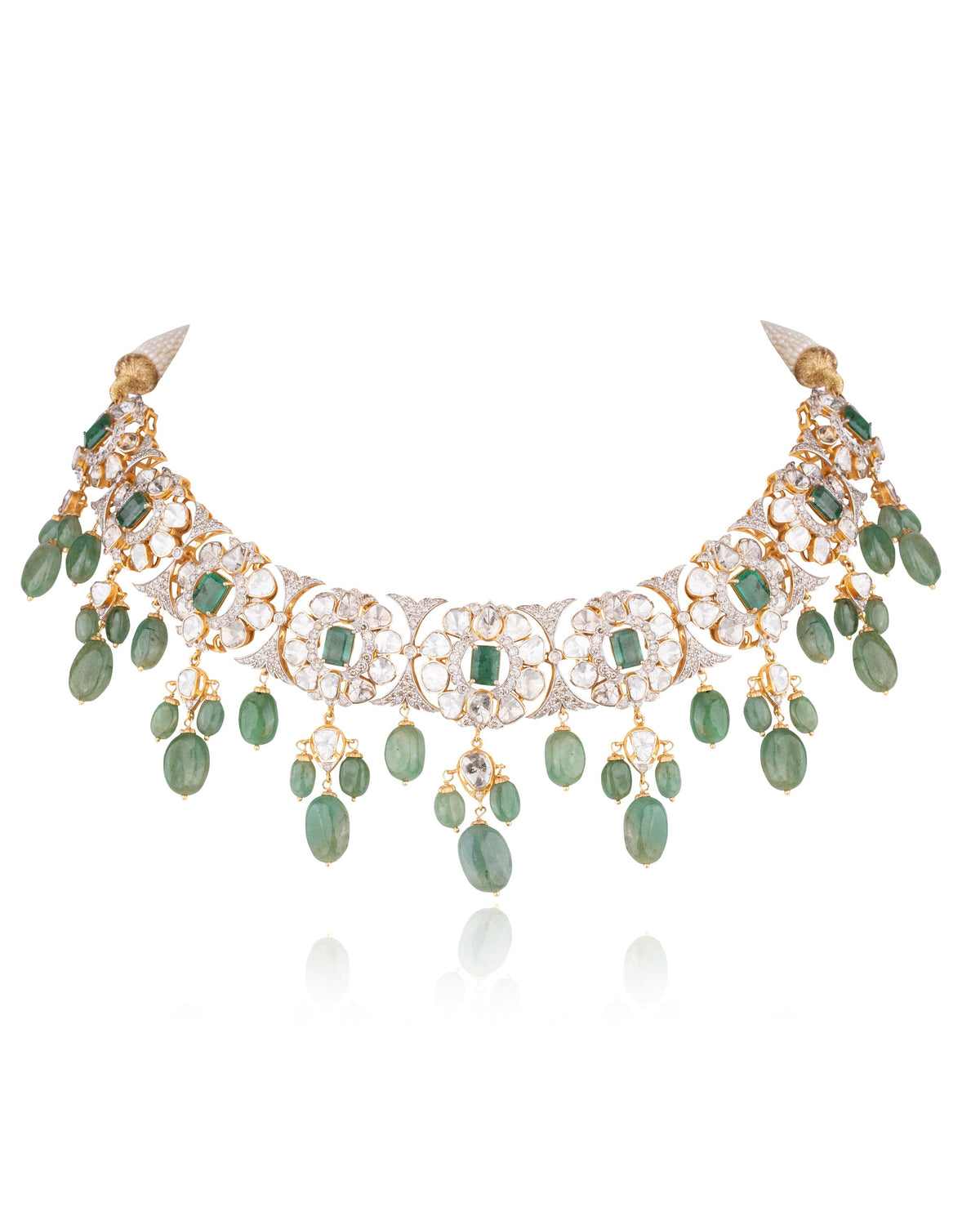Cheetna Polki And Diamond Necklace