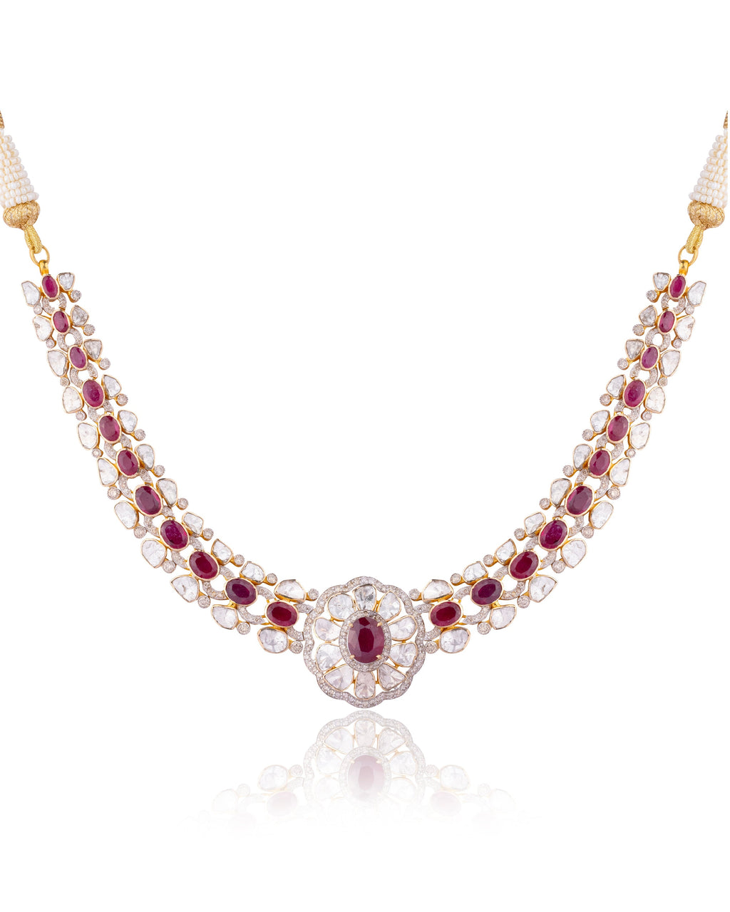 Arabelle Polki And Diamond Necklace