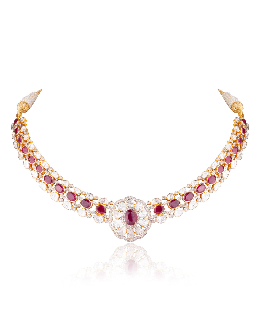 Arabelle Polki And Diamond Necklace