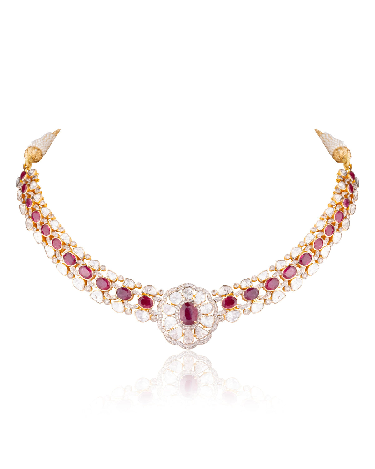 Arabelle Polki And Diamond Necklace