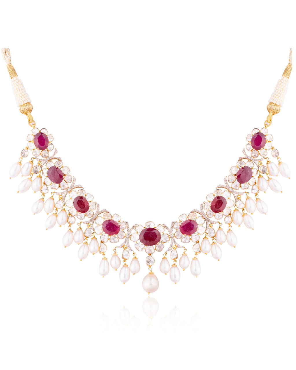 Solene Polki And Diamond Necklace