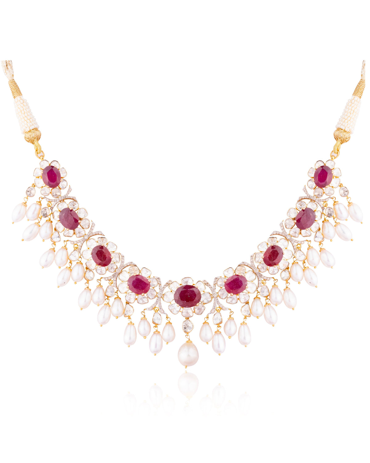 Solene Polki And Diamond Necklace