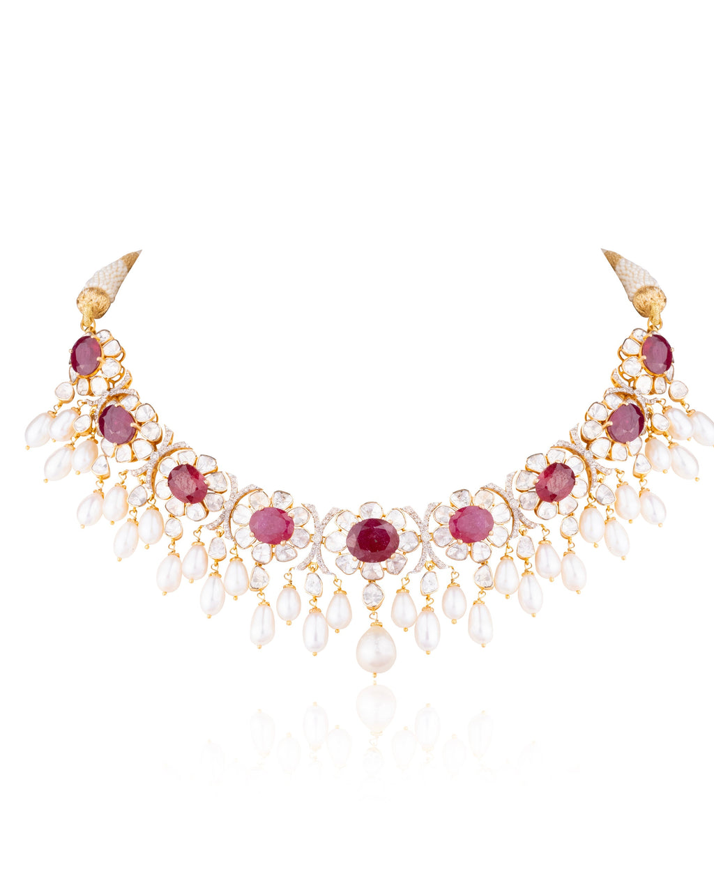 Solene Polki And Diamond Necklace