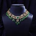 Jasmin Polki And Diamond Necklace