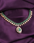 Ariel Polki And Diamond Necklace