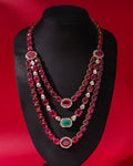Tamanna Polki And Diamond Long Necklace