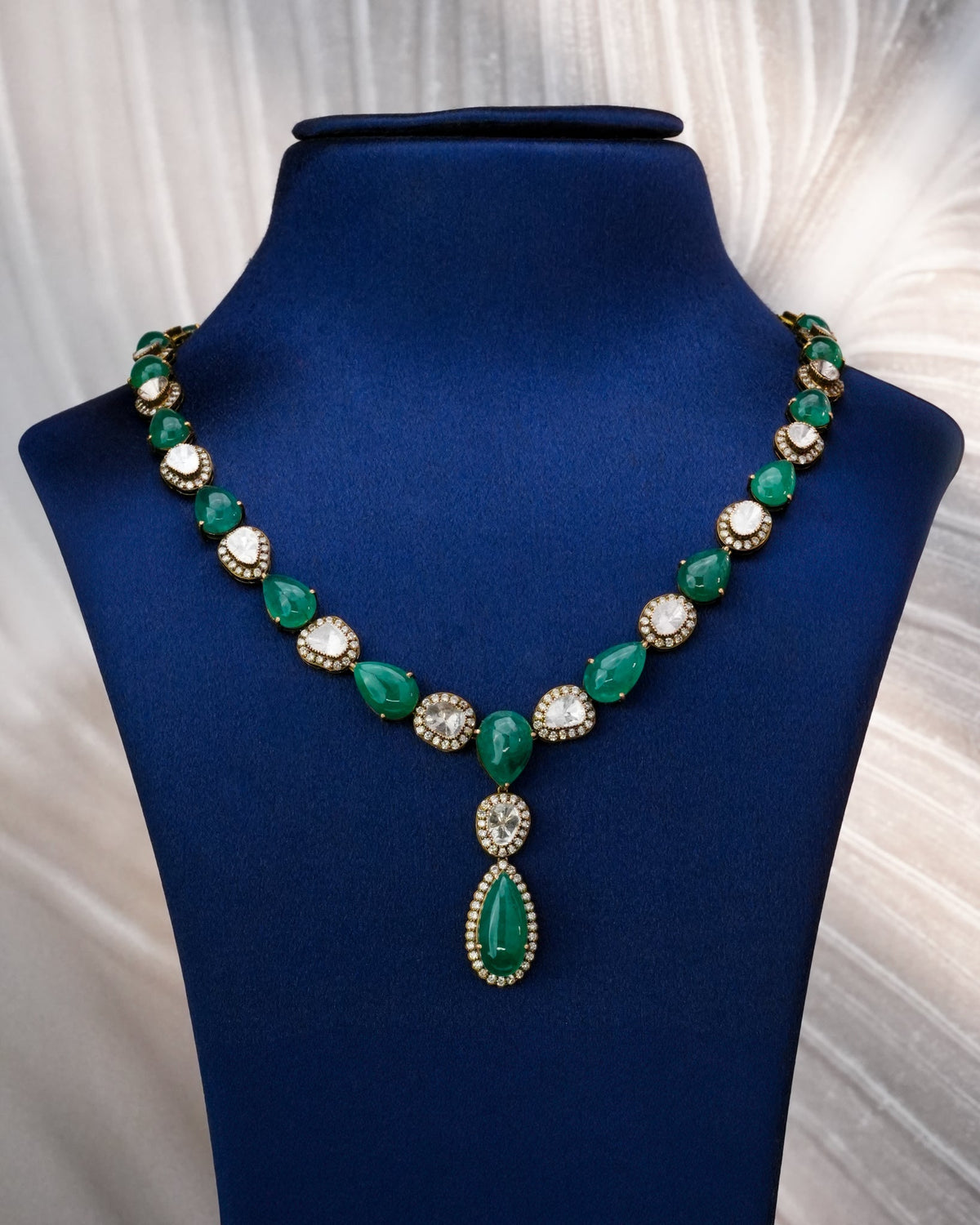 Adelyn Polki And Diamond Necklace