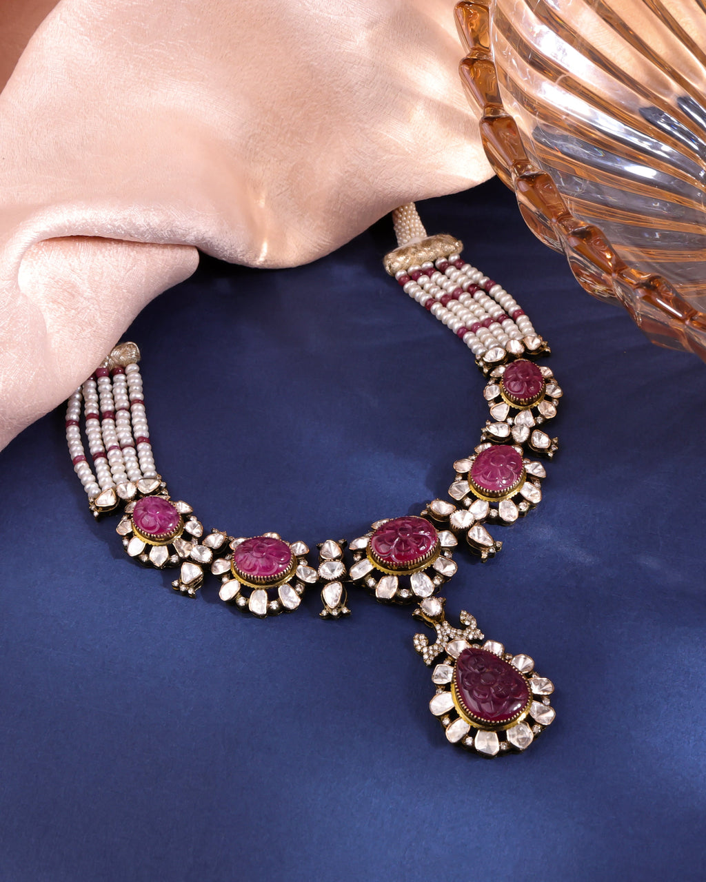 Kalki Koechlin - Mariana Polki And Diamond Necklace