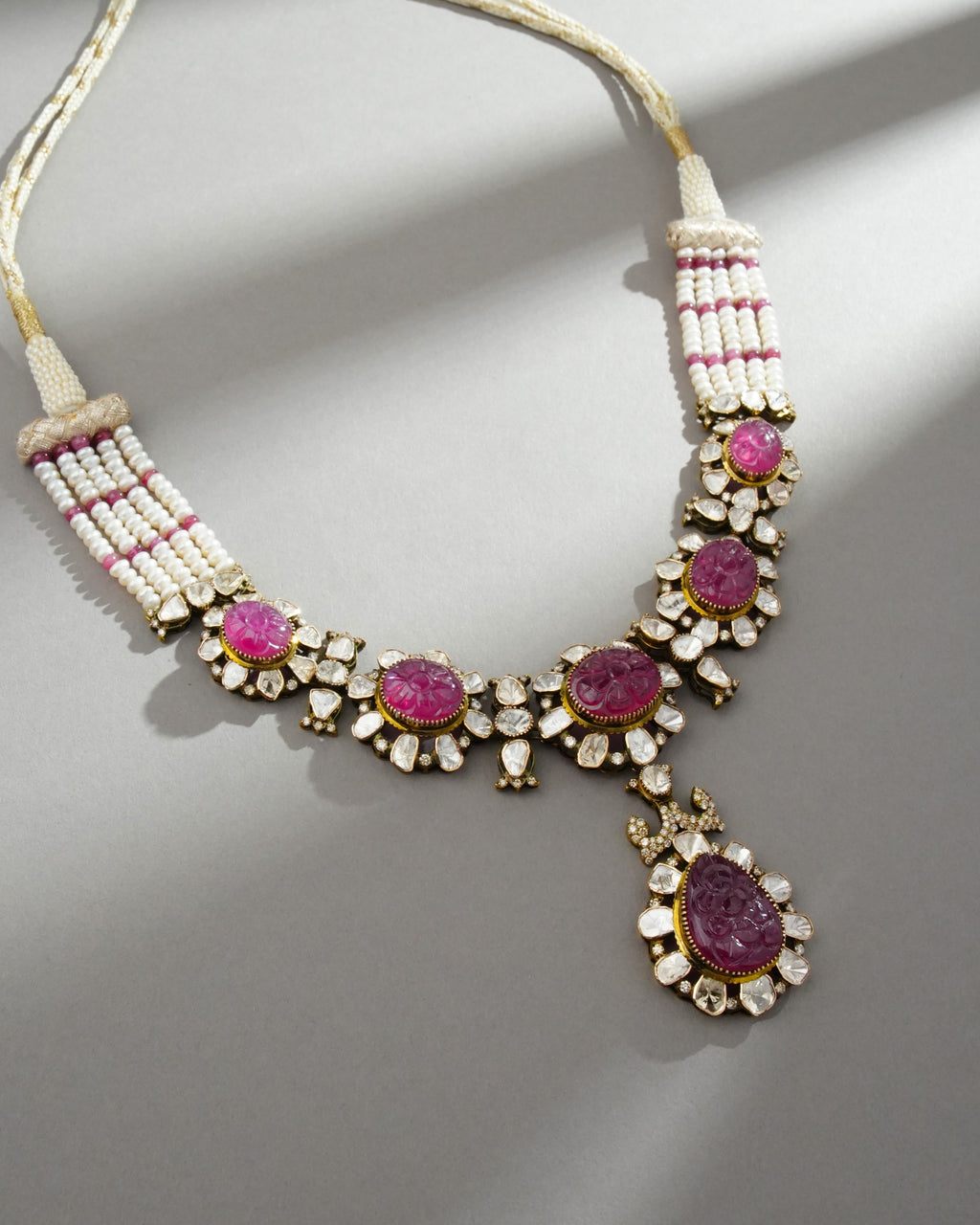 Kalki Koechlin - Mariana Polki And Diamond Necklace