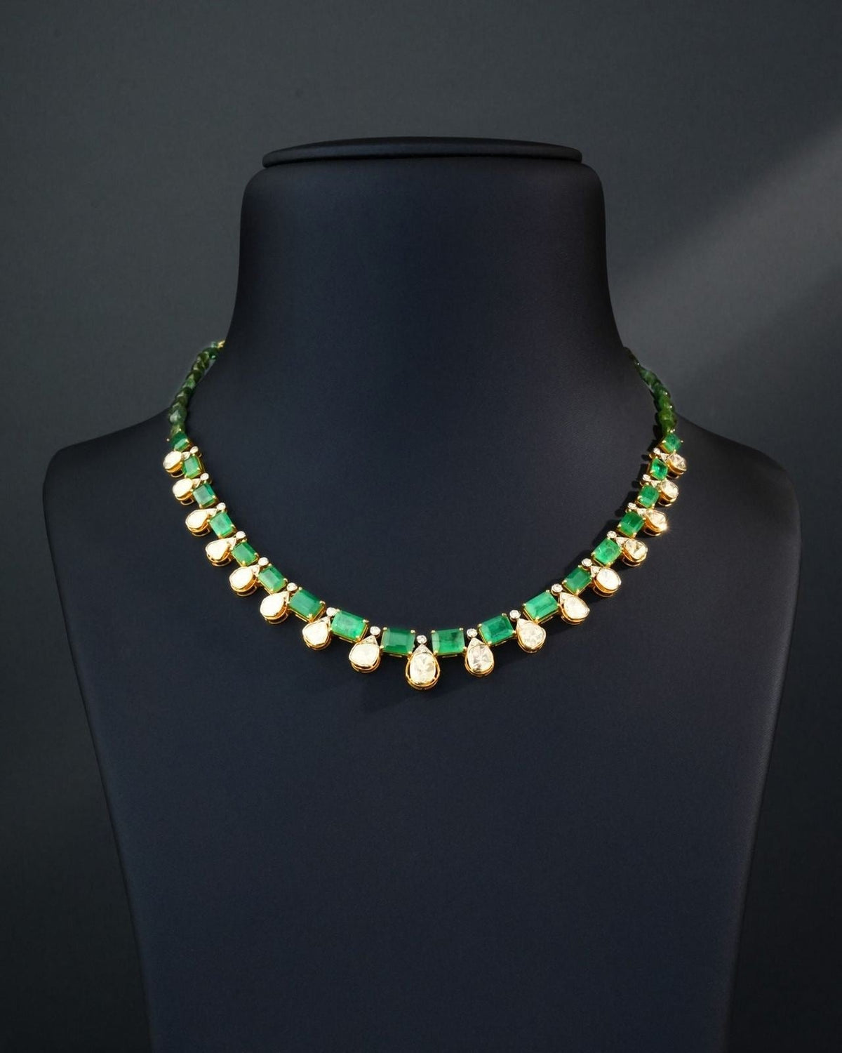 Eva Polki And Diamond Necklace – Mynakary