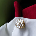 Komal Polki And Diamond Ring