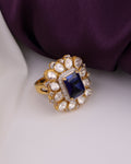 Olira Polki And Diamond Ring