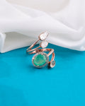 Bhavika Polki And Diamond Ring