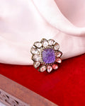 Natalie Polki And Diamond Ring