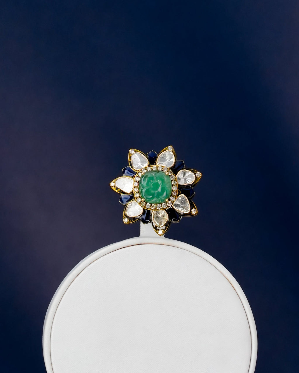 Tristin Polki And Diamond Ring