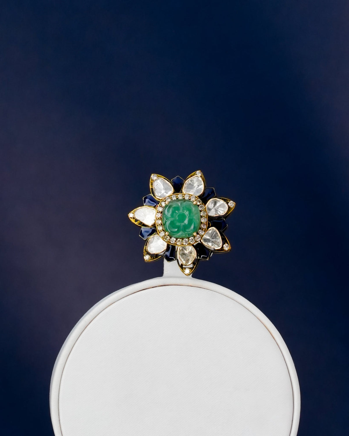 Tristin Polki And Diamond Ring