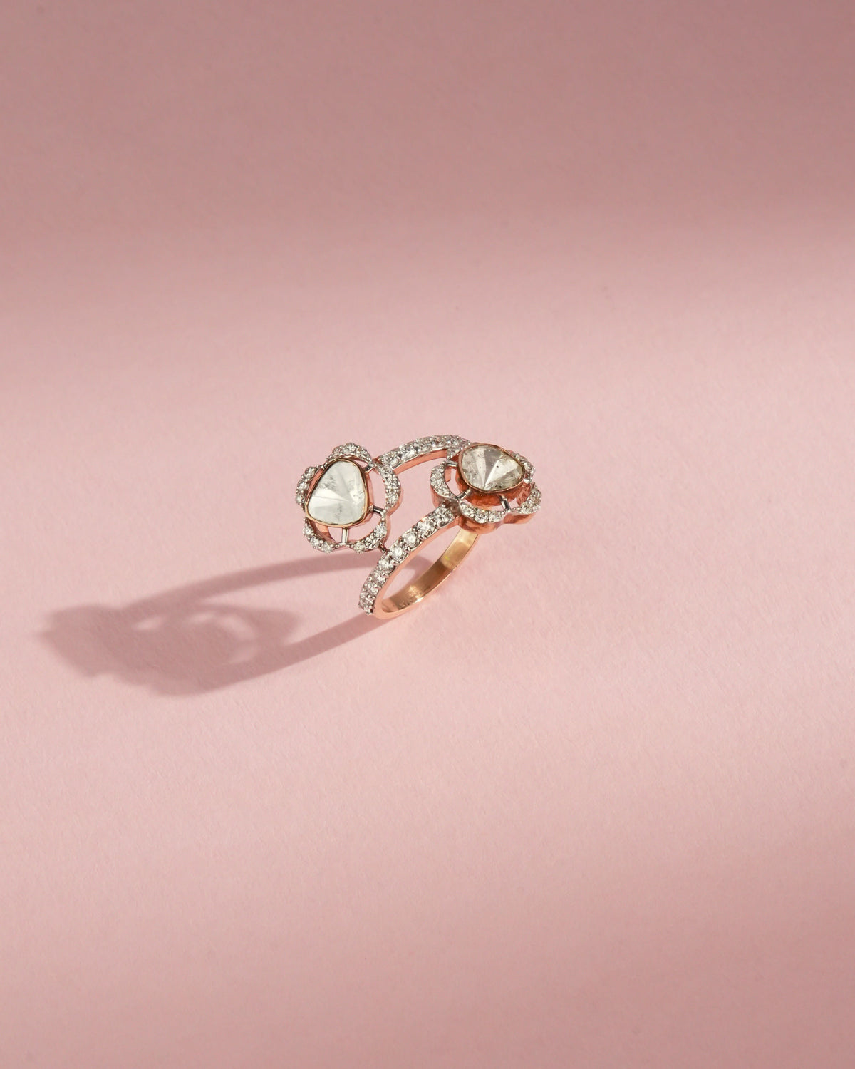 Bipra Polki And Diamond Ring