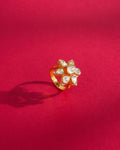 Suvitha Polki And Diamond Ring