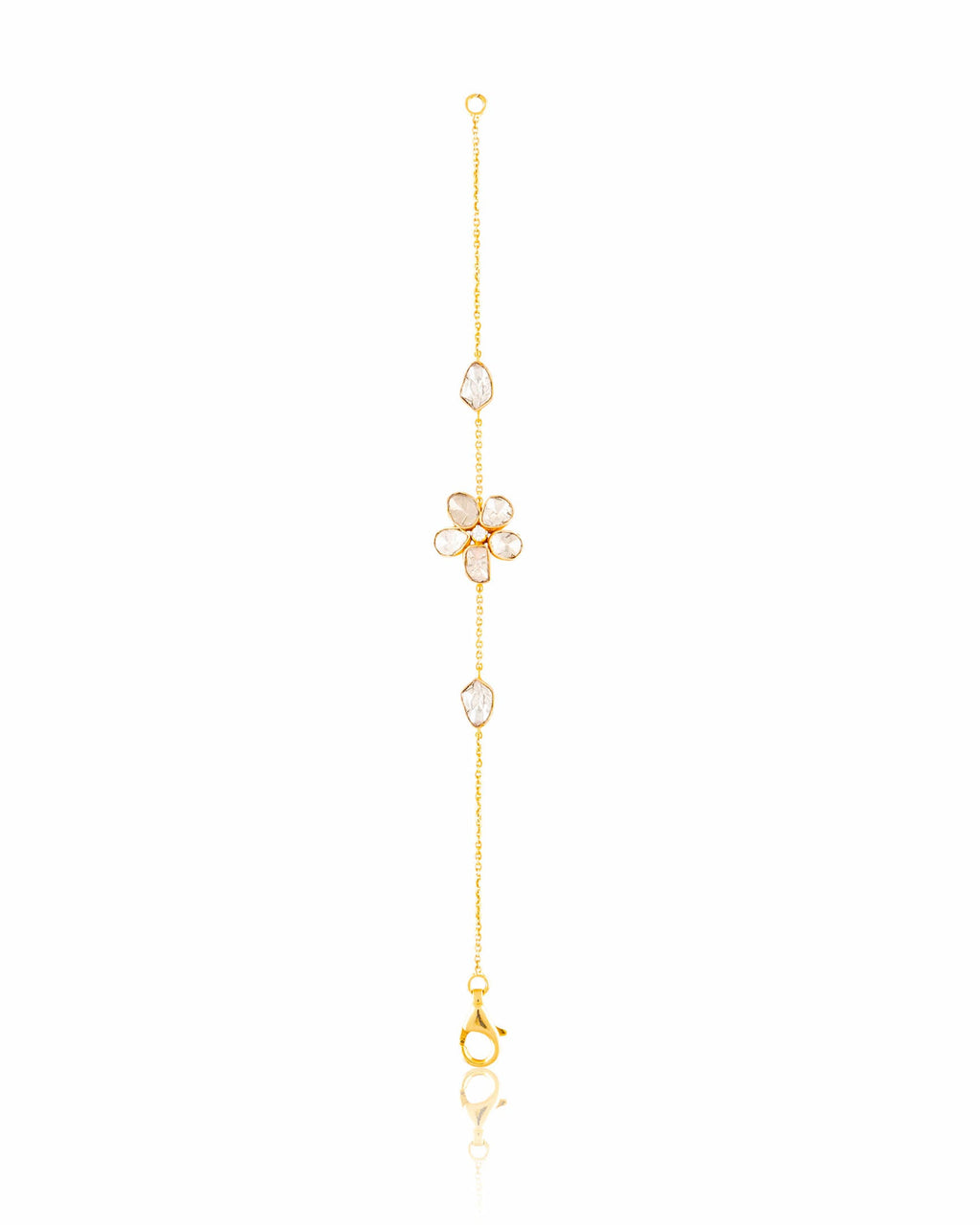 Sakshi Polki And Diamond Loose Bracelet