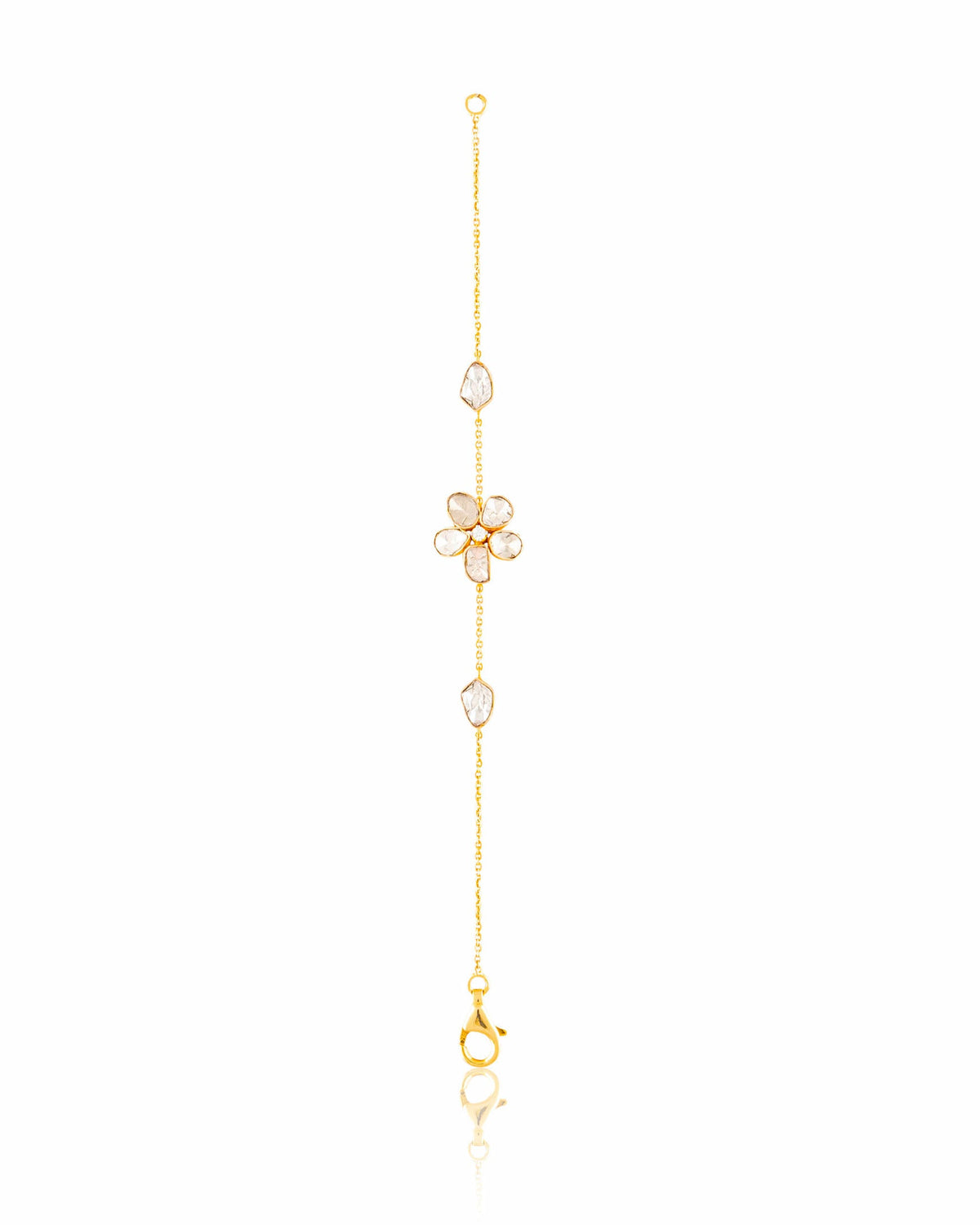 Sakshi Polki And Diamond Loose Bracelet