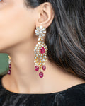 Usha Polki And Diamond Earrings