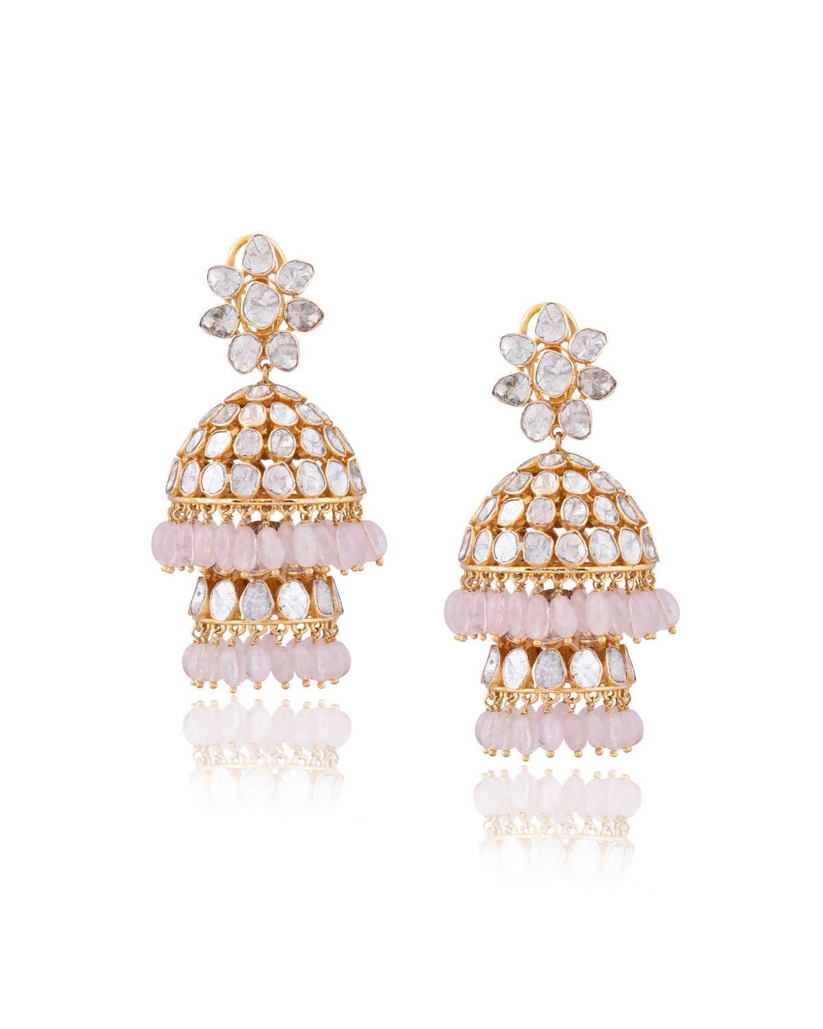 Omika Polki Jhumkas