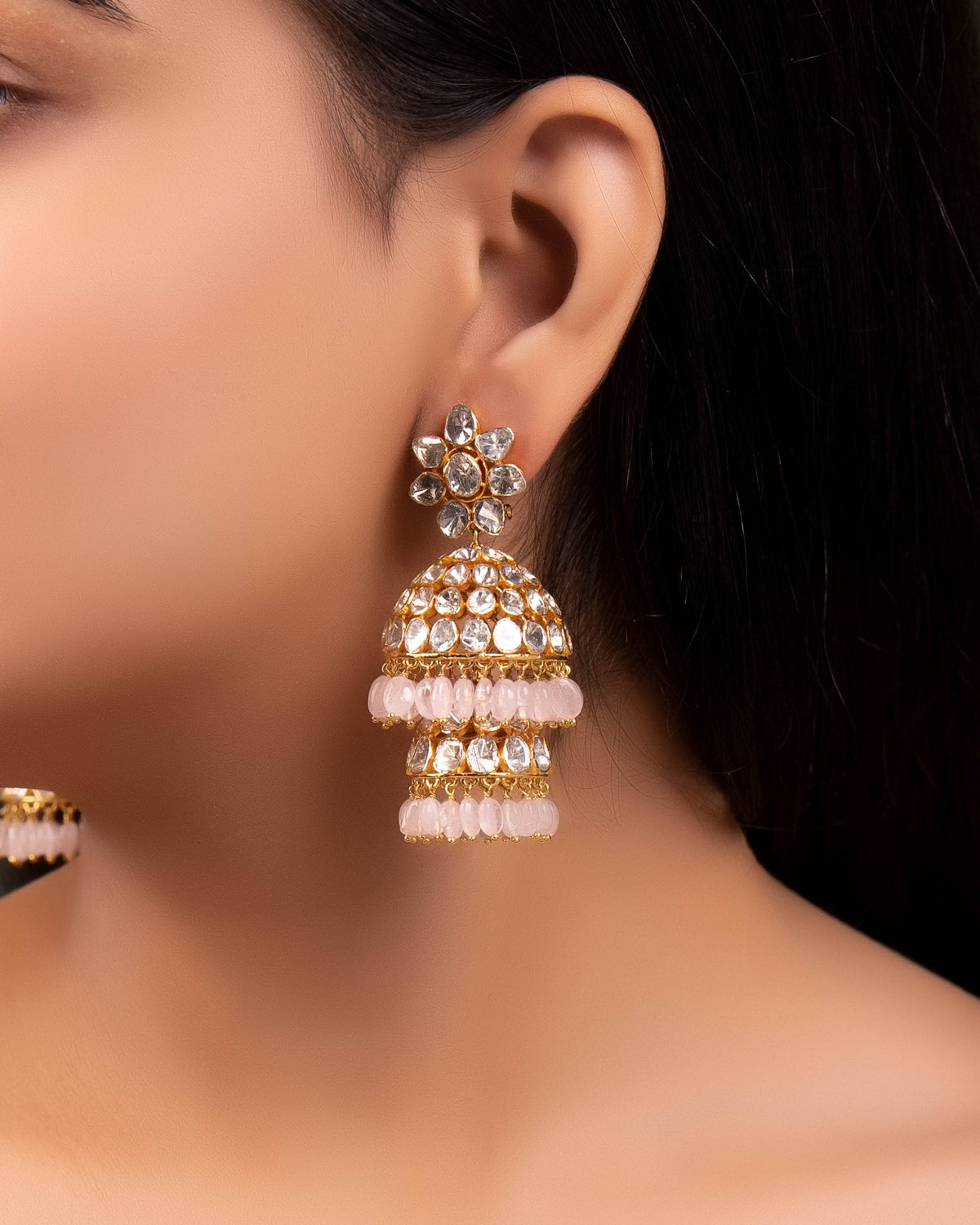 Omika Polki Jhumkas