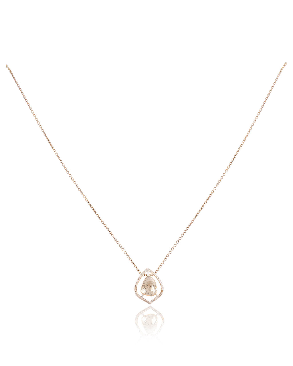 Jessica Pendant And Ria Tops Polki And Diamond Set