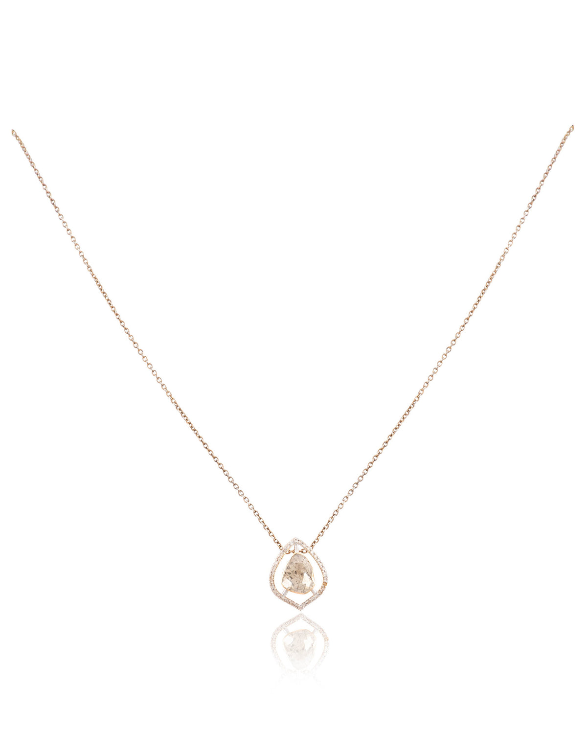 Jessica Pendant And Ria Tops Polki And Diamond Set