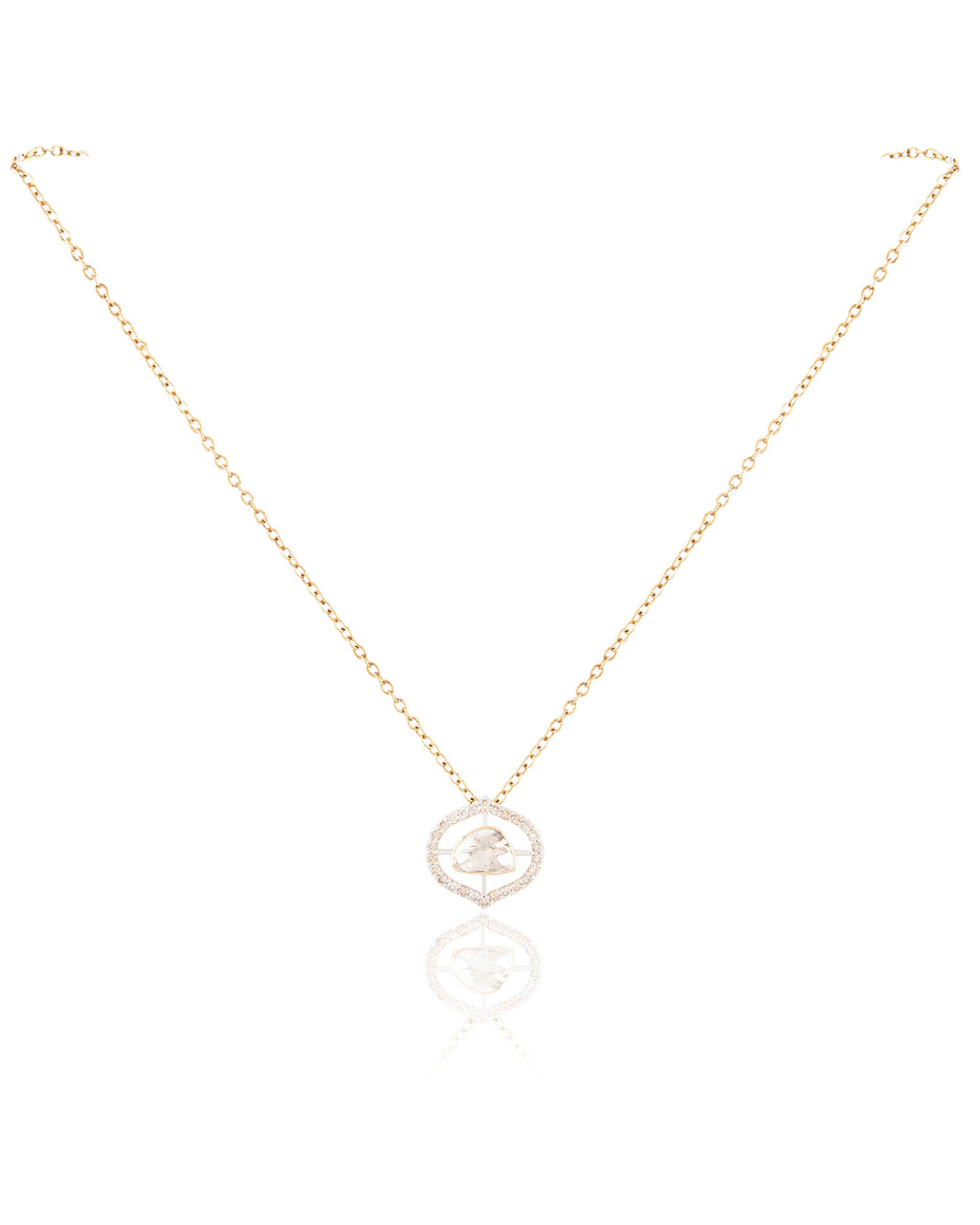 Tanushree Polki And Diamond Pendant
