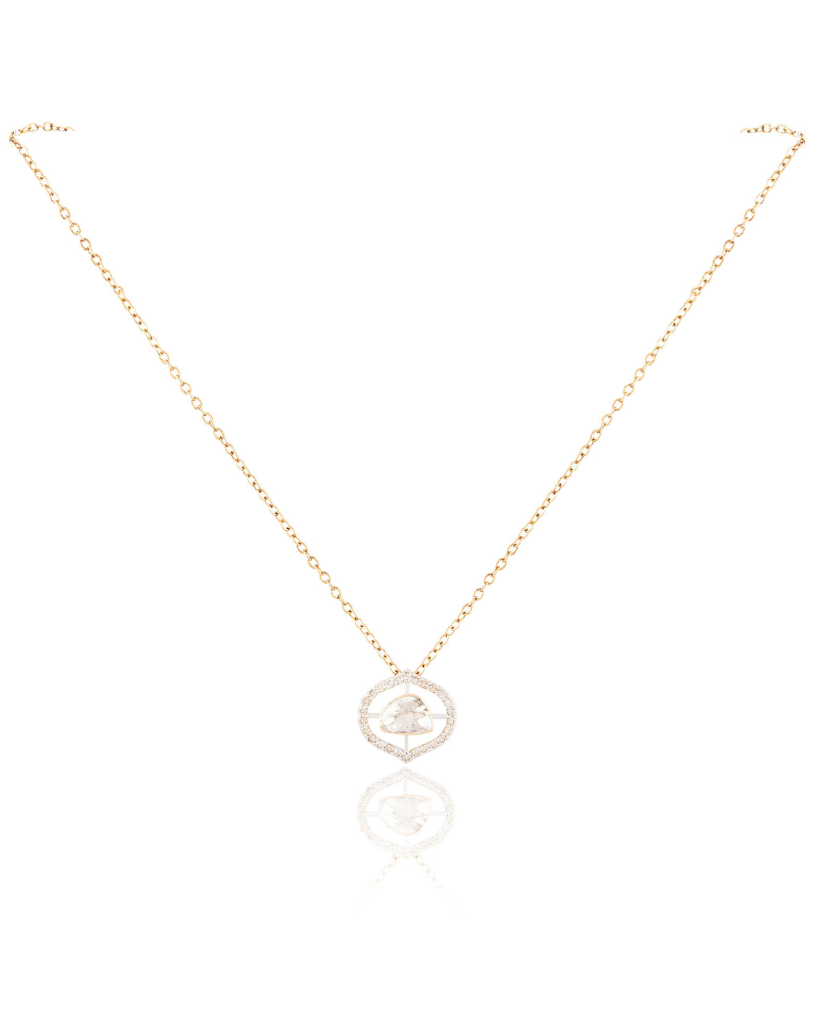 Tanushree Polki And Diamond Pendant