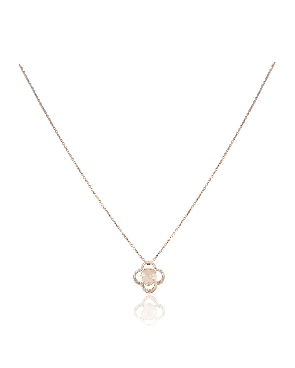 Aribha Polki And Diamond Pendant