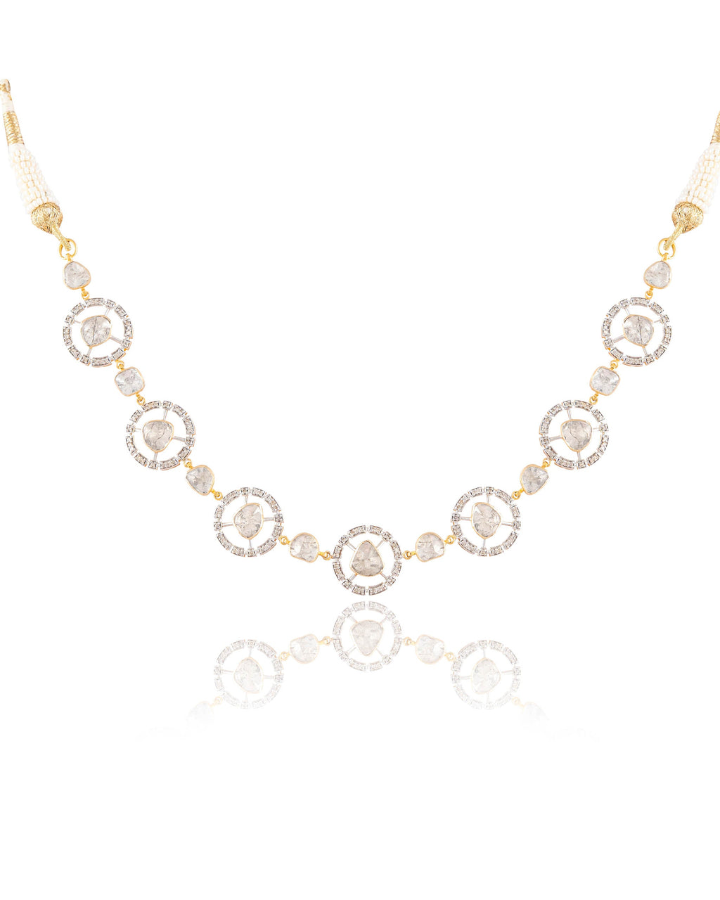 Ritu Polki And Diamond Necklace