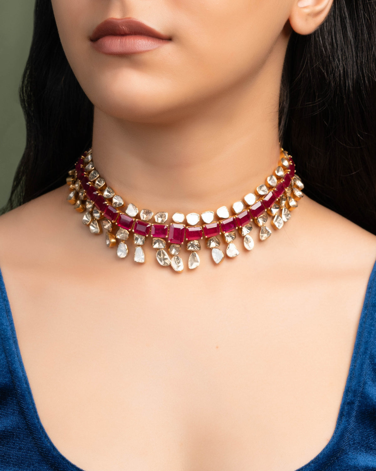 Amelie Polki Necklace