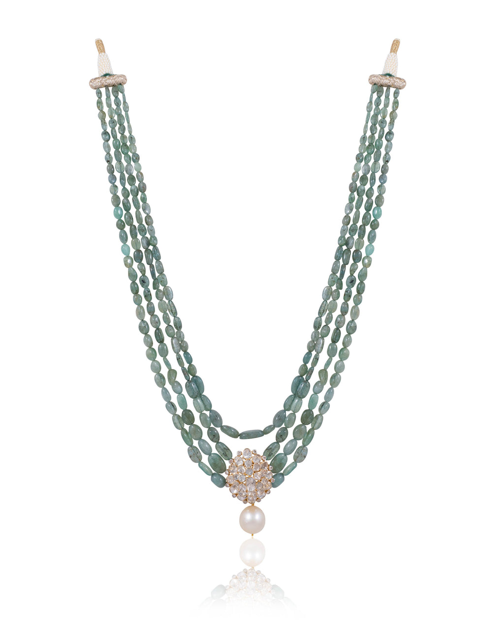 Kimberly Polki And Diamond Bead Pendant
