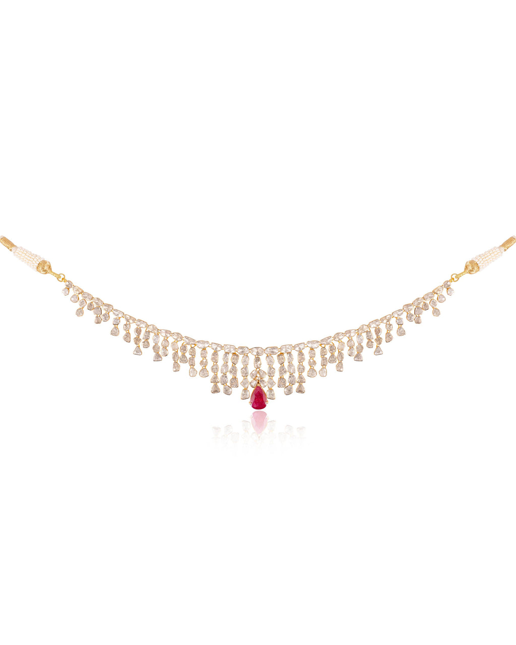 Diya Polki Necklace