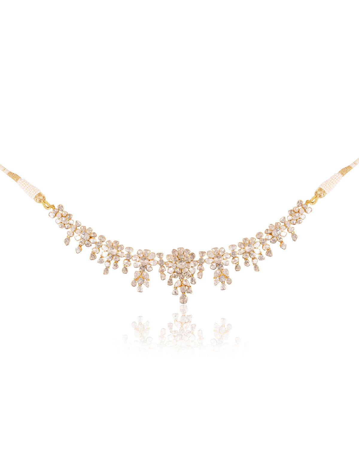 Zanaida Necklace And Saloni Necklace Polki Set