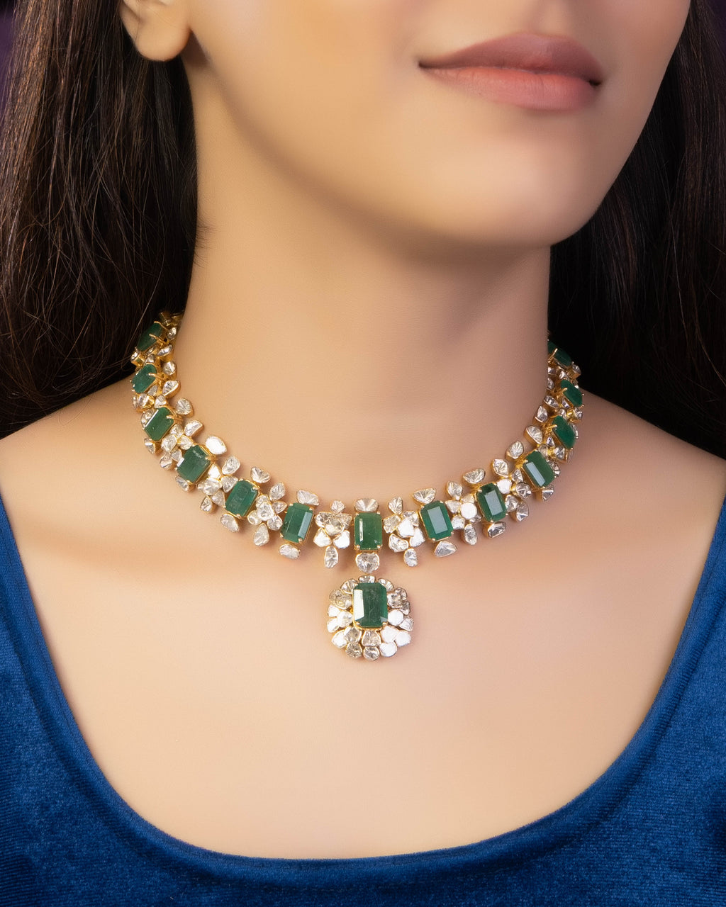 Fiora Polki Necklace