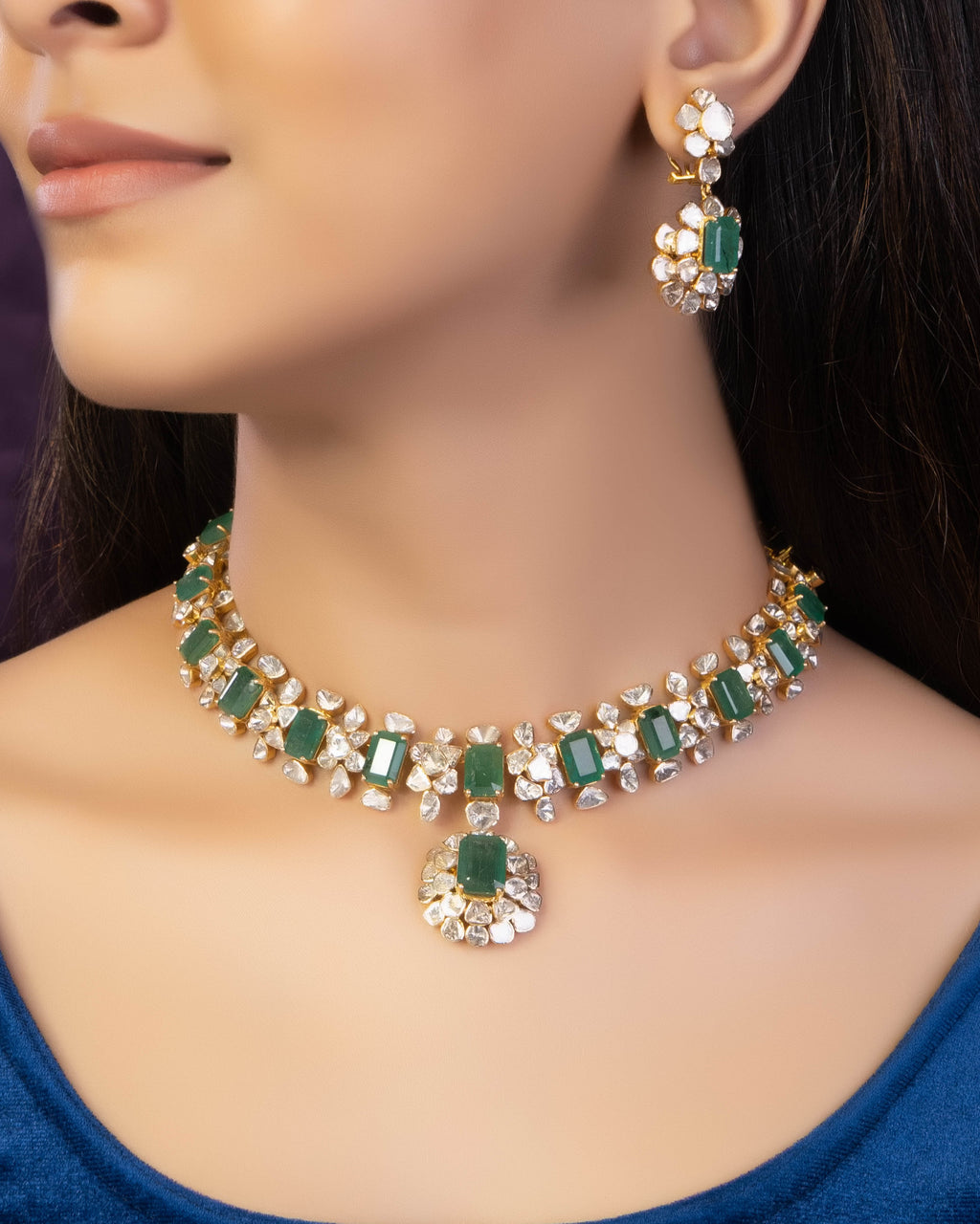 Fiora Polki Necklace