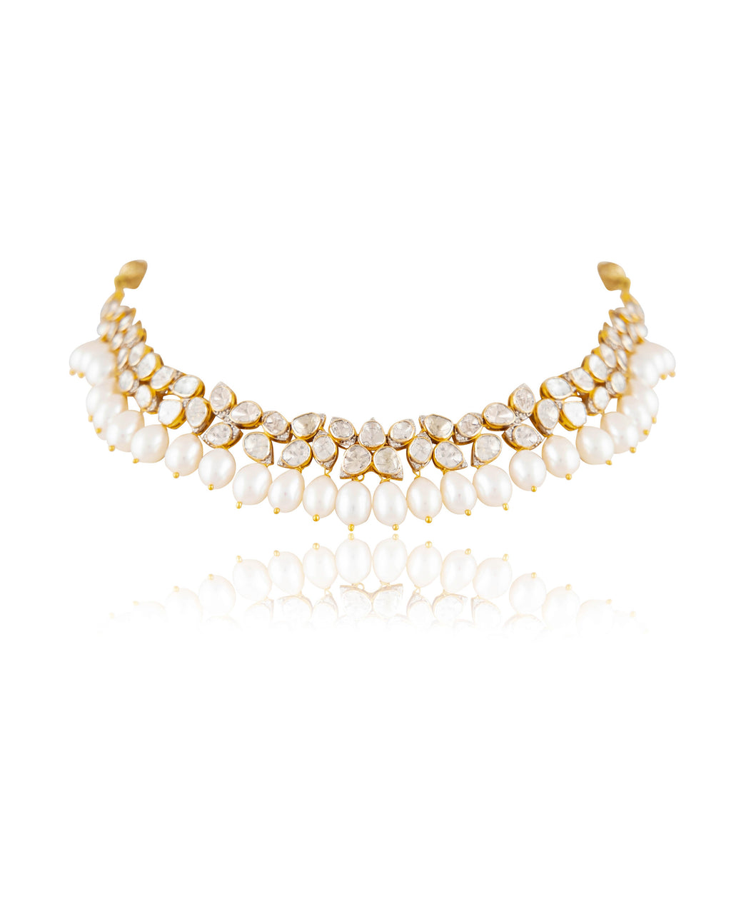 Advika Polki And Diamond Necklace